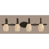 Elegante 4 Light Vanity Light 11 Inch Tall by Toltec - 164-875-11-395