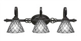 Elegante 3 Light Bath Bar 8.5 x Inch by Toltec  - 163--85-29