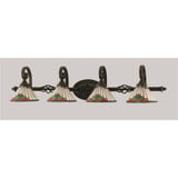 Elegante 4 Light Bath Bar 8.75 x Inches by Toltec  - 164--875-395