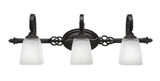 Elegante 3 Light Bath Bar 9.5 x Inches by Toltec  - 163--95-29