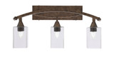 Bow 3 Light Vanity Light 13 Inch Tall by Toltec - 173-13-53