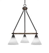 Blacksmith 3 Light Medium Chandelier by Toltec 1766-2175265 - 1766-2175265