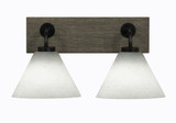 Oxbridge 2 Light Vanity Light 17.25 Inch Length by Toltec - 1772-GPDW-302