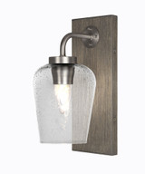 Oxbridge 1 Light Wall Sconce 5.25 Inch Wide by Toltec - OX1_1771_WSG525