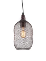 Plexus 1 Light Small Pendant 10.25 Inch Tall by Toltec - 1804-625-1025-