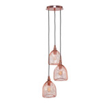 Plexus 3 Light Medium Pendant 13.75 Inch Wide by Toltec - 1816-1375-115-