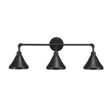 Vintage 3 Light Vanity Light 32.5 Inch Length by Toltec - 183--11-325