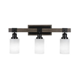 Tacoma 3 Light Down Vanity Light 25.25 Inch Length by Toltec - 1843--1175-2525