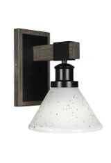 Tacoma 1 Light Wall Sconce 10 Inch Tall by Toltec - 1841-7-10-