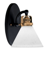 Easton 1 Light Steel Wall Sconce by Toltec - 1931-MBBN-302