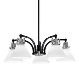 Easton 5 Light Medium Chandelier by Toltec 1945-WHBN-312 - 1945-WHBN-312