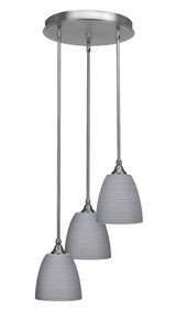 Empire 3 Light Large Pendant 16 Inch Wide by Toltec - 2143-16-135
