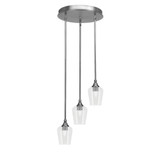 Empire 3 Light Medium Pendant 13.5 Inch Wide by Toltec - 2143-135-115