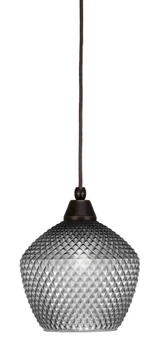 Any 1 Light Small Pendant 10.75 Inch Tall by Toltec - 22-BN-4912