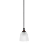 1 Light Stem Hung Mini Pendant 7 Inch Tall by Toltec - 23-BC-500