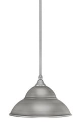 Any 1 Light Steel Medium Pendant 13 Inch Wide by Toltec - 23-13-85-