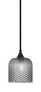 1 Light Stem Hung Small Pendant 9.25 Inch Tall by Toltec - 23-BC-4912