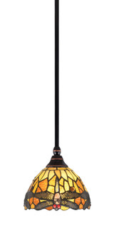 Any 1 Light Art Glass Small Pendant 7 Inch Wide by Toltec - 23-7-6-