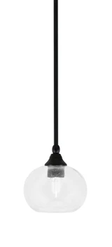 1 Light Stem Hung Small Pendant 7.5 Inch Tall by Toltec - 23-BC-202