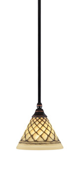 Any 1 Light Stem Small Pendant 7 Inch Wide by Toltec - 23-7-65-