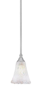 Any 1 Light Steel Mini Pendant 8.25 Inch Tall by Toltec - 23-55-825-