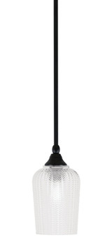 1 Light Stem Hung Mini Pendant 9.5 Inch Tall by Toltec - 23-BC-4250