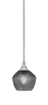 1 Light Stem Hung Small Pendant 7.25 Inch Tall by Toltec - 23-BC-4622