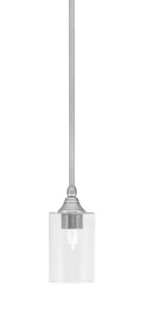 1 Light Stem Hung Mini Pendant 8.25 Inch Tall by Toltec - 23-BC-300