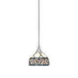 Any 1 Light Stem Hung Small Pendant 7 Inch Wide by Toltec - 23-BN-9485