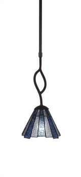 Revo 1 Light Small Pendant 14.5 Inch Tall by Toltec - 240-7-145-