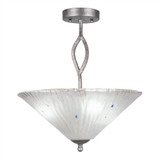 Revo 3 Light 24.5 Inch Tall Semi Flush Mount by Toltec - 242-16245