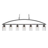 Marquise 7 Light Mini Island Chandelier by Toltec - 2437-4155525
