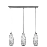 Any 3 Light Linear Pendant 25.25 Inch Length by Toltec - 25-55-1325-2525