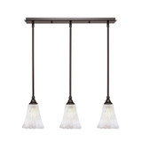 Any 3 Light Steel Mini Linear Pendant by Toltec - 25-55-625-2525