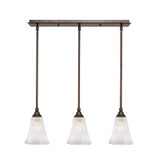 Any 3 Light Pendant 25.5 Inch Length by Toltec - 25-BRZ-680