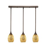 Any 3 Light Pendant 26.5 Inch Length by Toltec - 25-BRZ-4175
