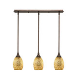 Any 3 Light Pendant 26.5 Inch Length by Toltec - 25-BRZ-4175