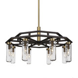 Salinda 8 Light Large Chandelier by Toltec - 2508-ESBR-600