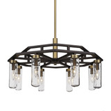 Salinda 8 Light Large Chandelier by Toltec - 2508-ESBR-600