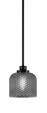 Odyssey 1 Light Stem Hung Mini Pendant 6.5 Inch and 6 Inch Wide by Toltec - 2601-46-1