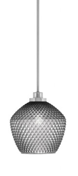 Odyssey 1 Light Stem Hung Mini Pendant 8.5 Inch and 7 Inch Wide by Toltec - 2601-49-2