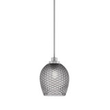 Odyssey 1 Light Stem Hung Mini Pendant 6.5 Inch and 6 Inch Wide by Toltec - 2601-49-0