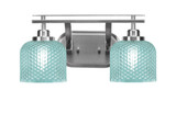Odyssey 2 Light Bath Bar 8.5 Inch Tall and 15.75 Inch Length by Toltec - 2612-46-1