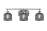 Odyssey 3 Light Bath Bar 8.25 Inch Tall and 27.5 Inch Length by Toltec - 2613-46-1