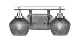 Odyssey 2 Light Bath Bar 8.5 Inch Tall and 16.5 Inch Length by Toltec - 2612-46-2
