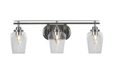 Odyssey 3 Light Vanity Light 26.75 Inch Length by Toltec - 2613-BN-210