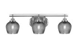 Odyssey 3 Light Bath Bar 8 Inch Tall and 27.75 Inch Length by Toltec - 2613-46-0