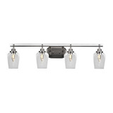 Odyssey 4 Light Vanity Light 38.25 Inch Length by Toltec - 2614-BN-210
