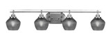 Odyssey 4 Light Bath Bar 8.5 Inch Tall and 39.25 Inch Length by Toltec - 2614-46-2