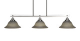 Odyssey 3 Light Oversized Linear Island Pendant 42 Inch Length by Toltec - 2636-42-75-42